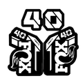 Fox 40 Fork Decal